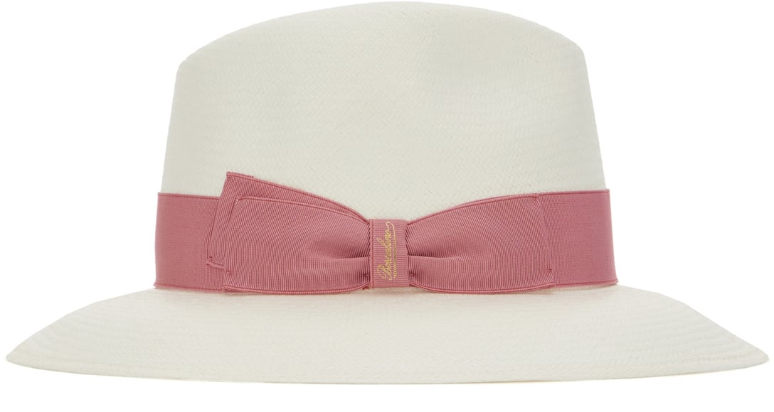 Borsalino Ivory straw Giulietta Panama hat Neutraal