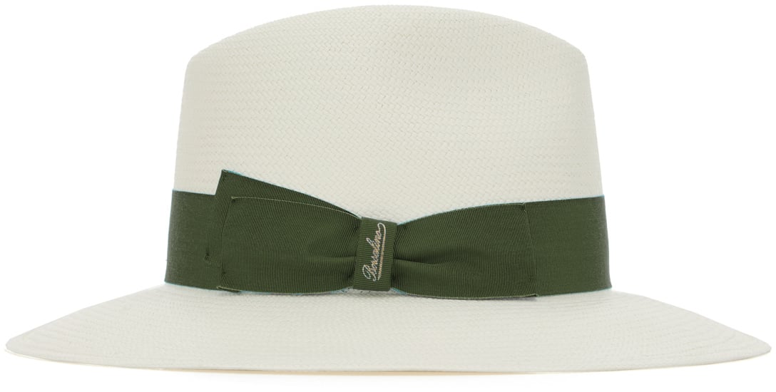 Borsalino Ivory straw Giulietta Panama hat Neutraal