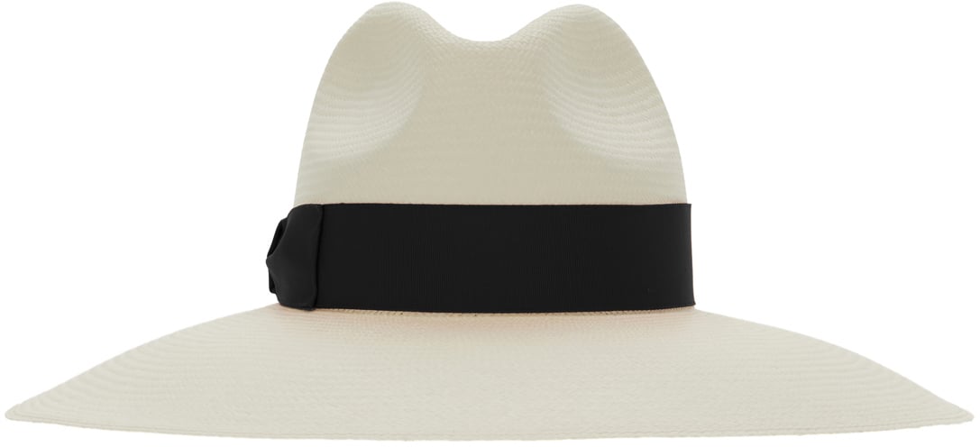 Borsalino Ivory straw Sophie Panama hat Neutraal