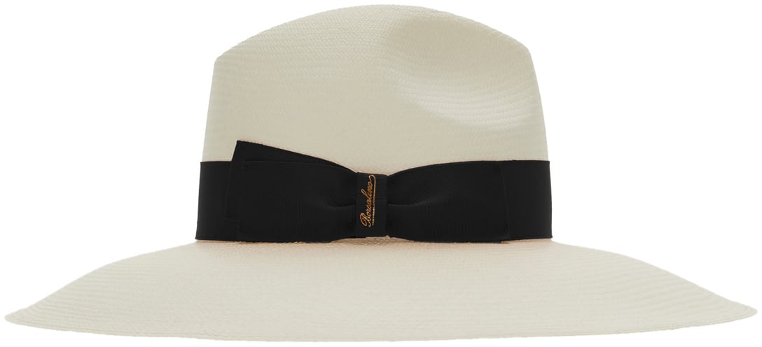 Borsalino Ivory straw Sophie Panama hat Neutraal