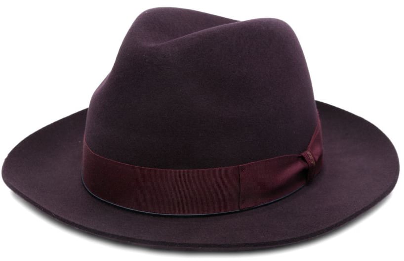 Borsalino Hats Bordeaux Rood