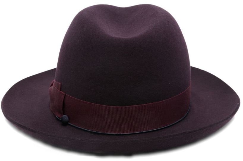 Borsalino Hats Bordeaux Rood