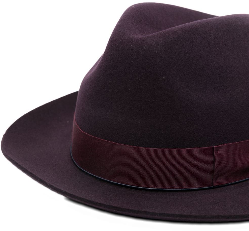Borsalino Hats Bordeaux Rood