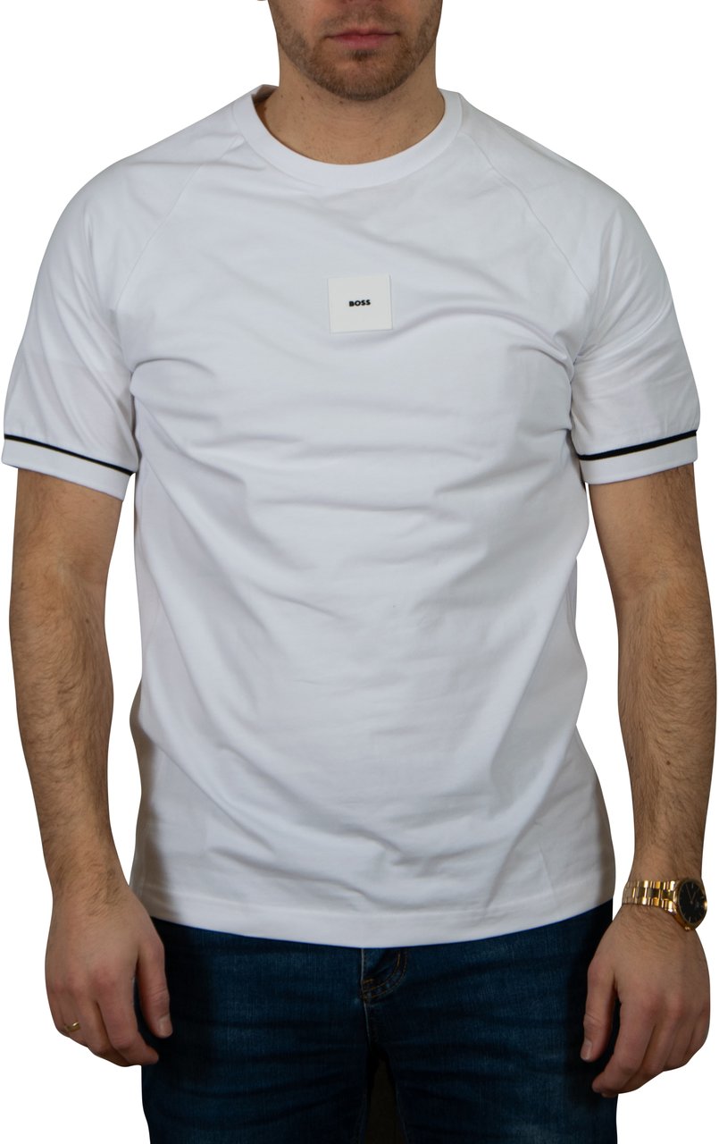 Boss BOSS Tee Rib AC Wit
