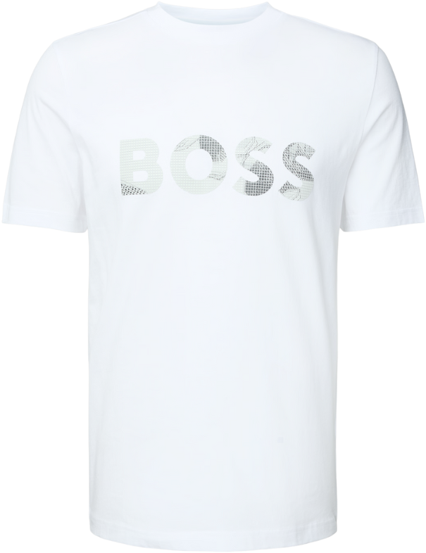Boss BOSS Tee Logo Glamping Wit