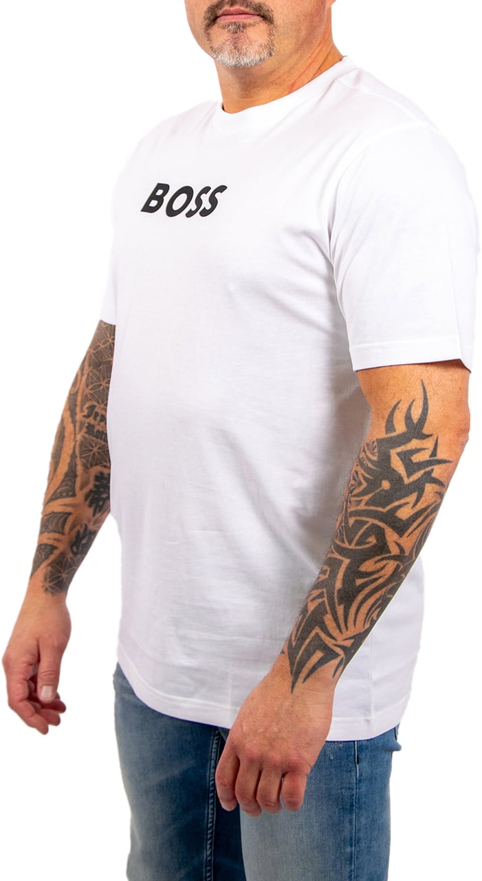 BOSS TS_Logo Wit