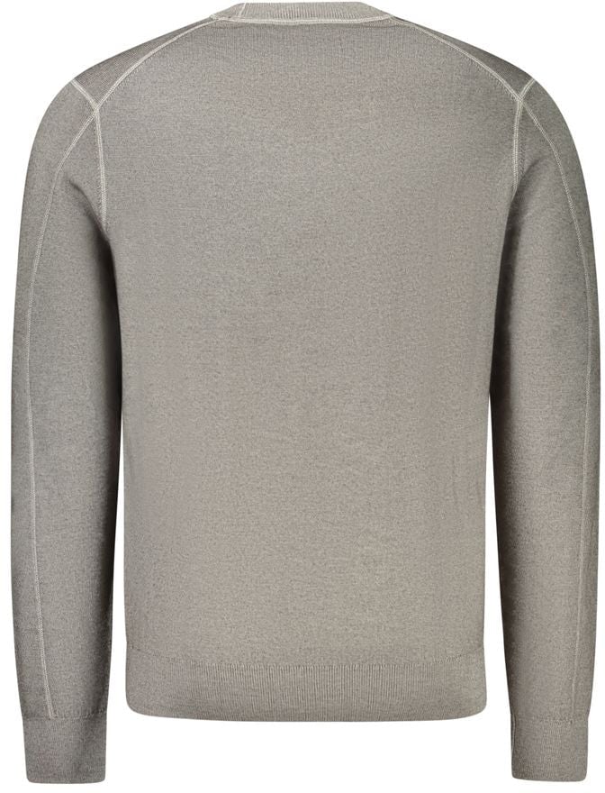 Boss Hugo Boss Grigio Wool Mens Sweater Wit