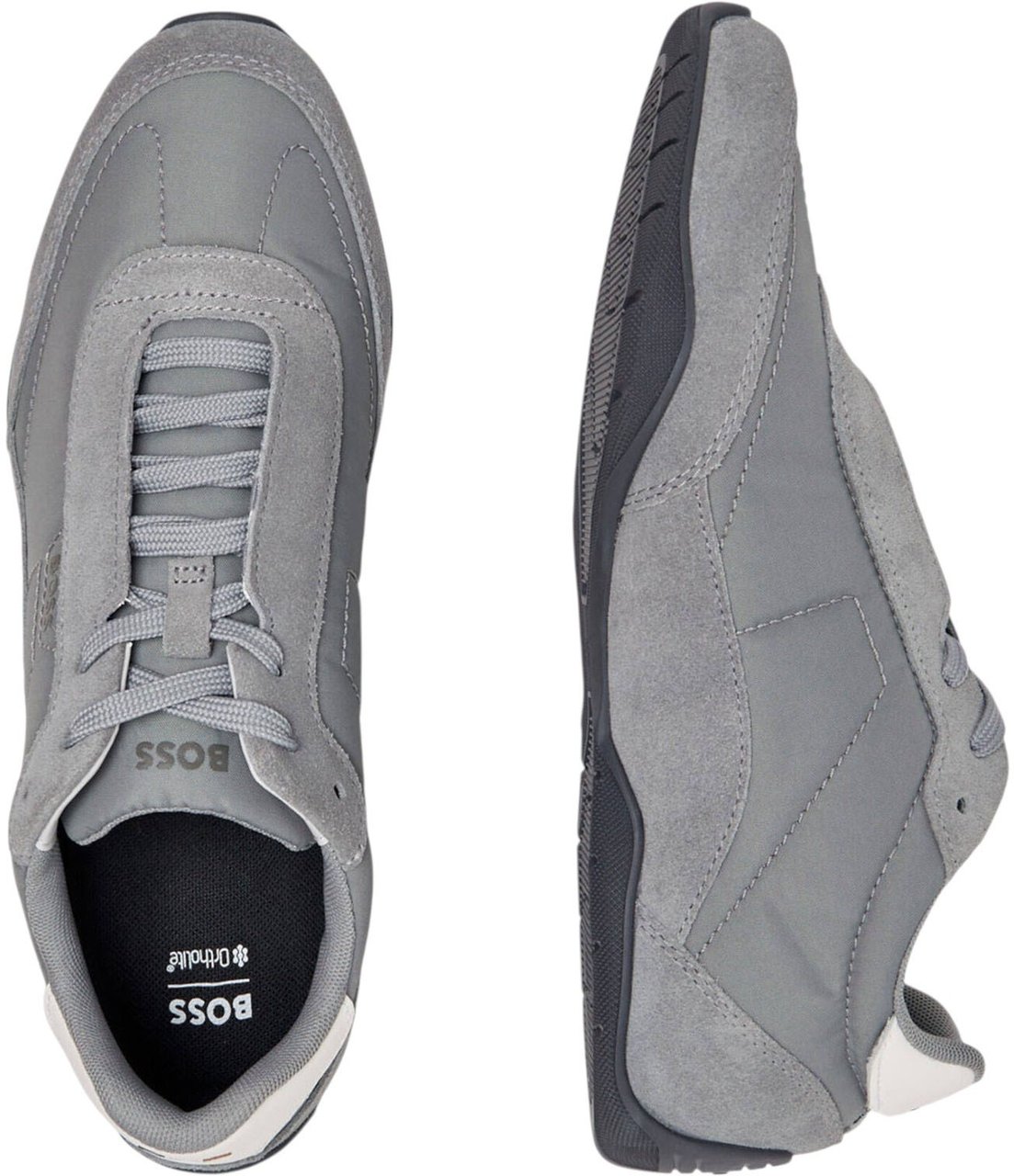 Boss Heren Sneakers Grijs