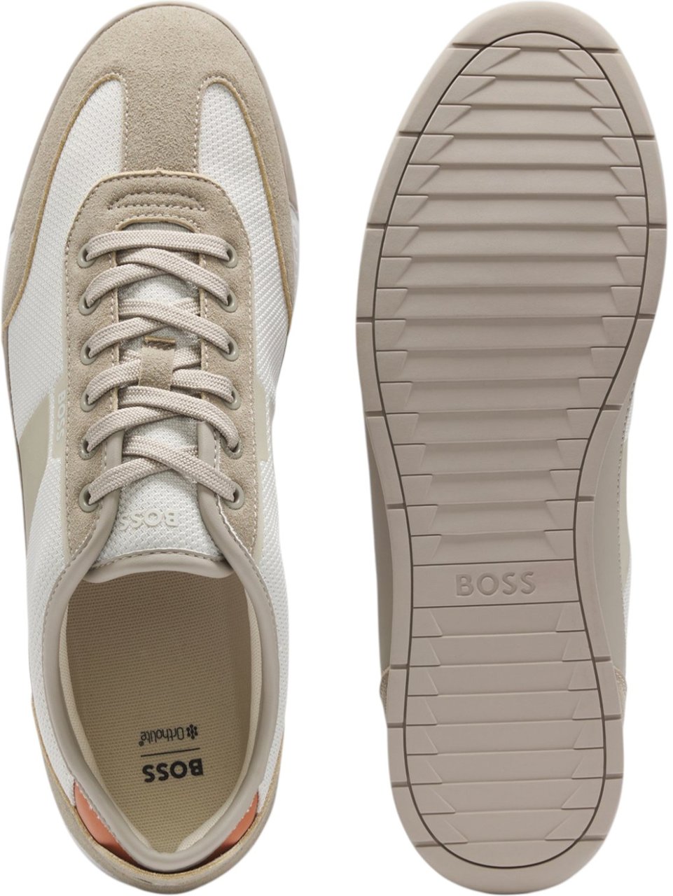 Boss Heren Sneakers Bruin