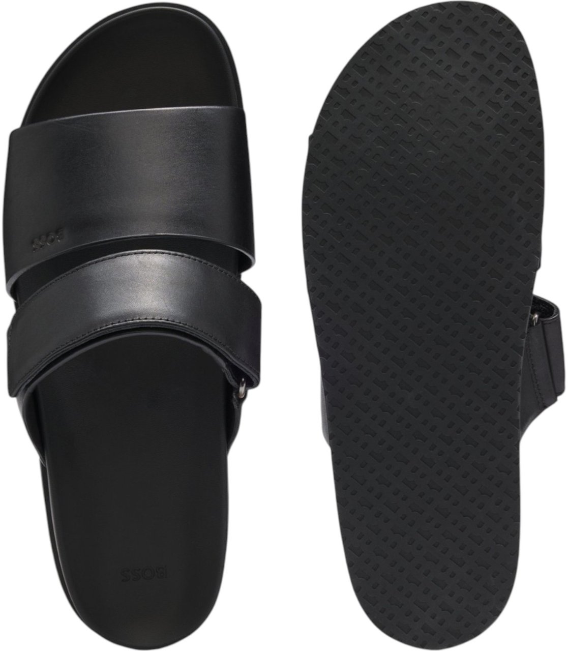 Boss Heren Slipper Zwart