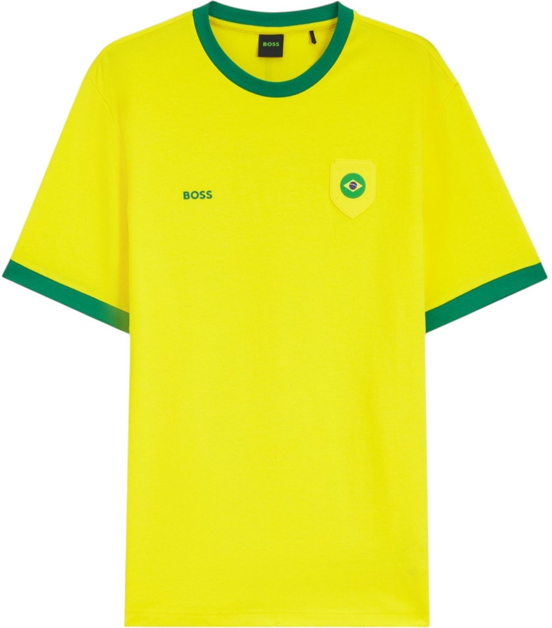 Boss Heren T-Shirt Geel
