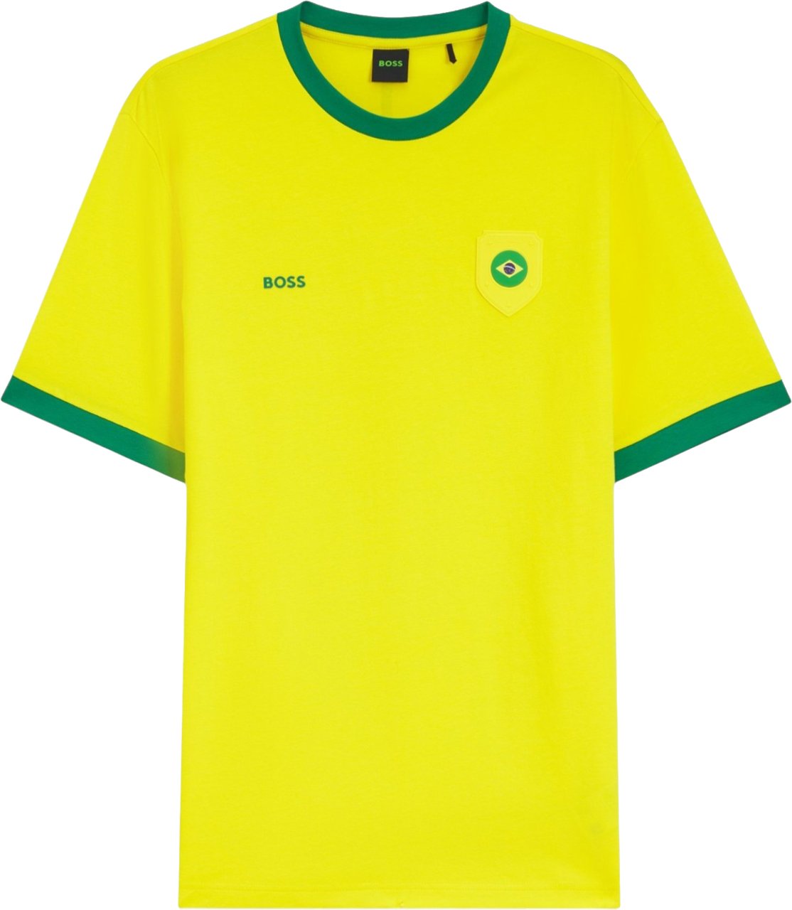 Boss Heren T-Shirt Geel