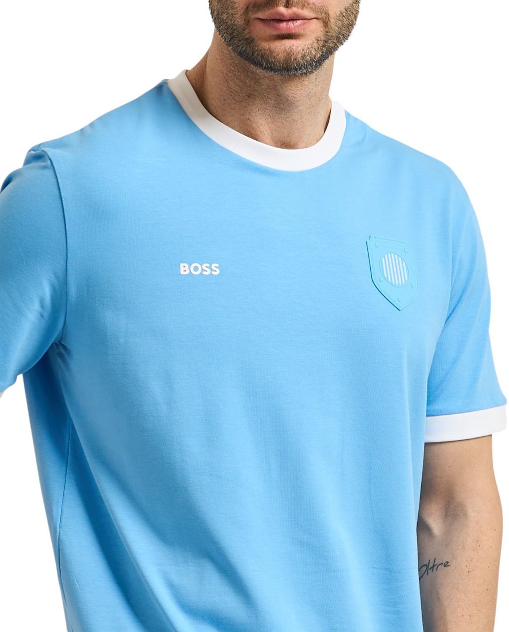 Boss Heren T-Shirt Blauw