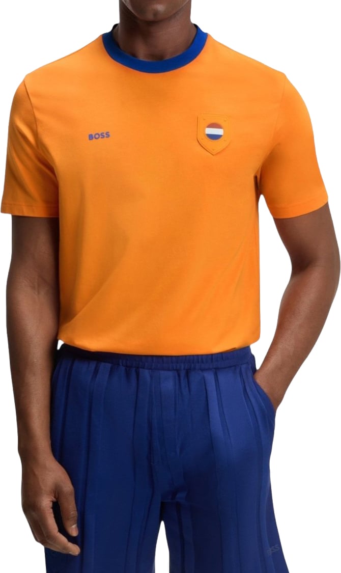 Boss Heren T-Shirt Oranje