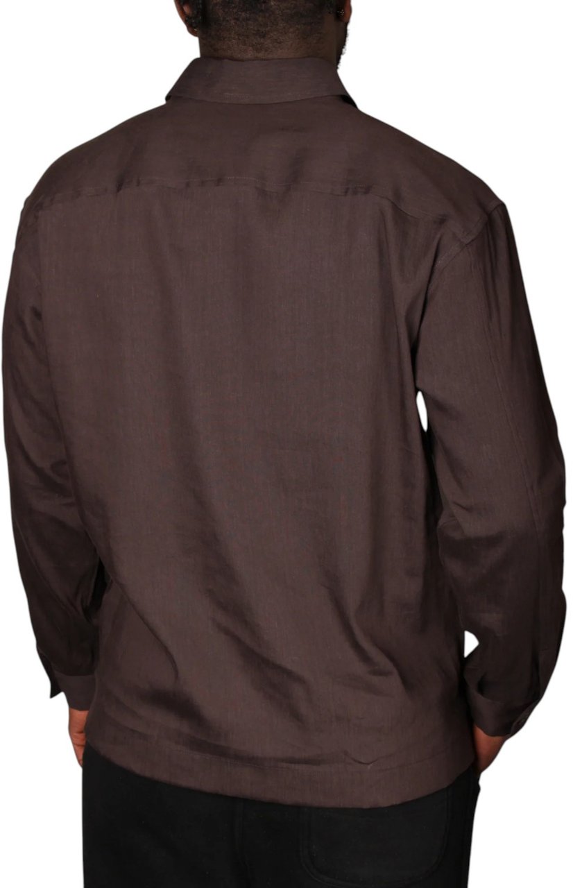 Boss Heren Overhemden Bruin