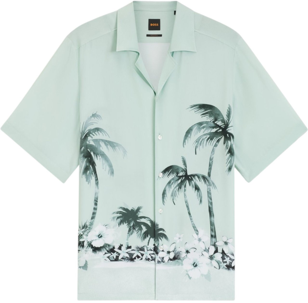 Boss Heren Overshirt Groen