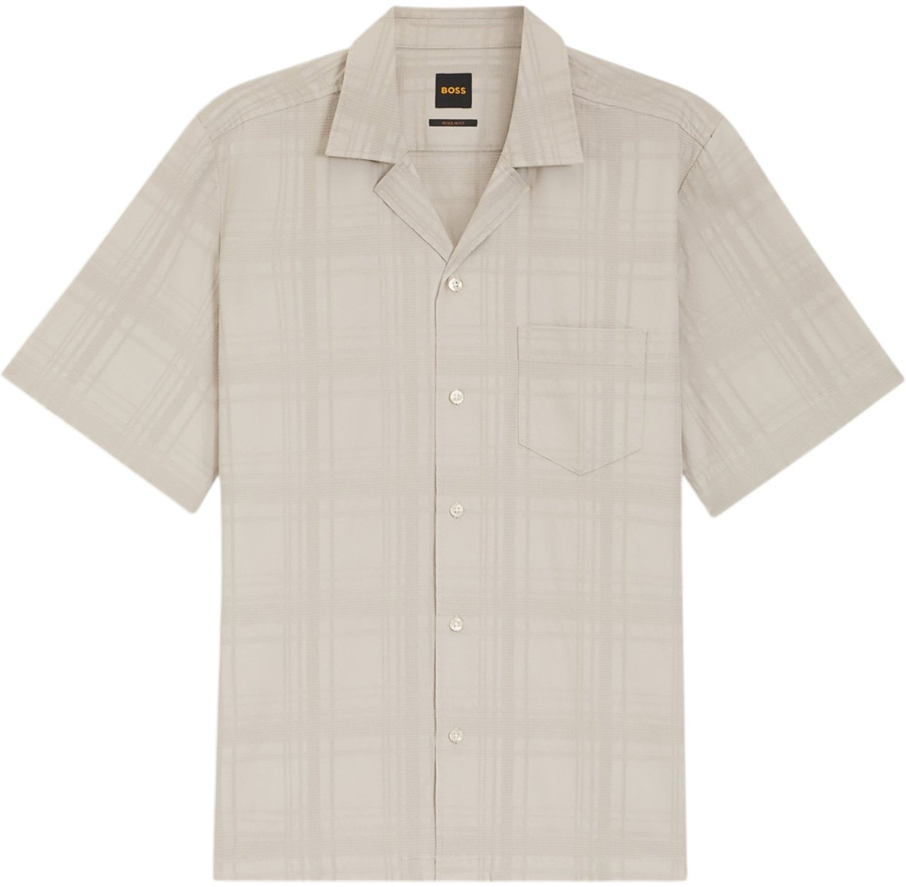 Boss Heren Overshirt Grijs