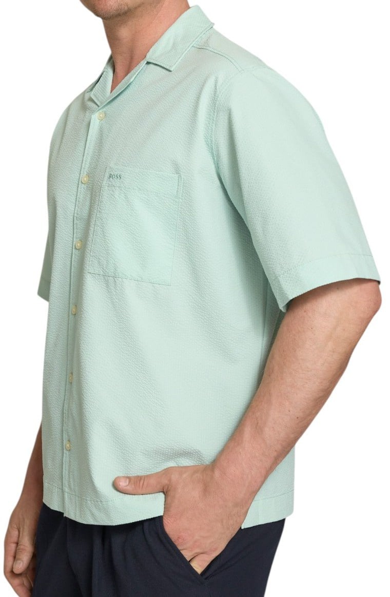 Boss Heren Overshirt Groen