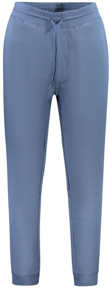 Boss Hugo Boss Blu Cotton Men's Track Pant Blauw