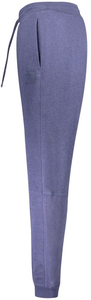 Boss Hugo Boss Blu Cotton Men's Track Pant Blauw