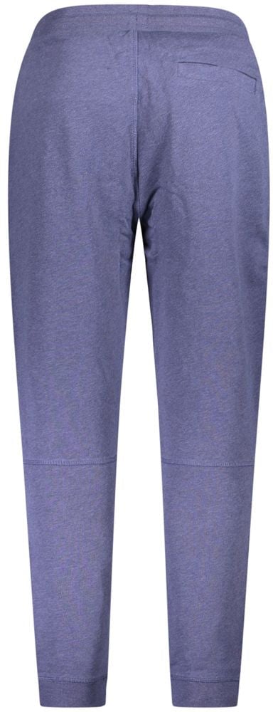 Boss Hugo Boss Blu Cotton Men's Track Pant Blauw
