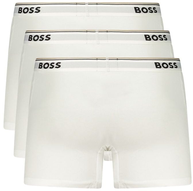 Boss Hugo Boss Bianco Cotton Men Boxer Short Wit