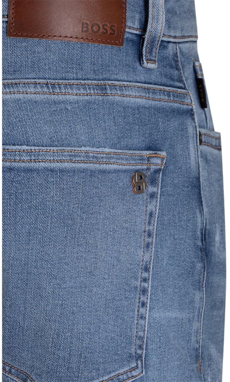 Boss Heren Jeans Blauw