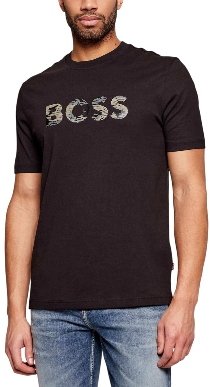 Boss Heren T-Shirt Zwart