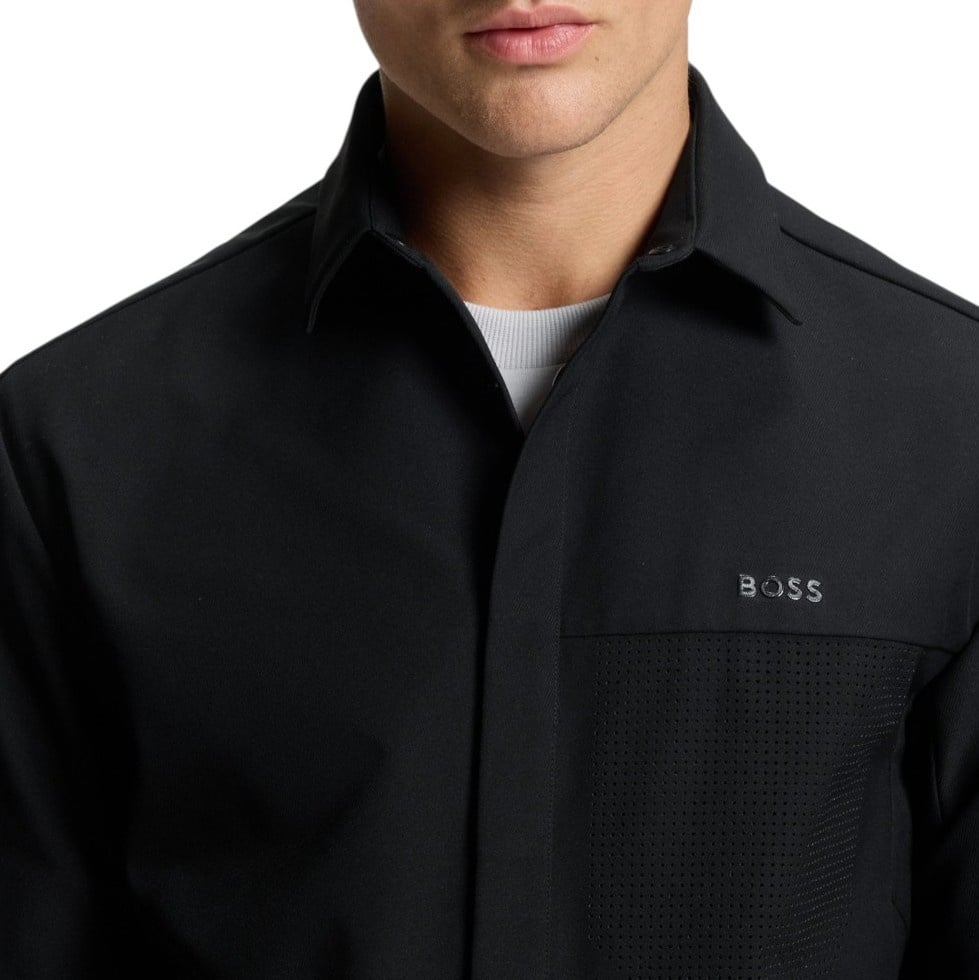 Boss Heren Overshirt Zwart
