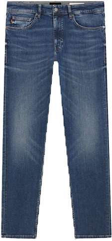 Boss Heren Jeans Blauw