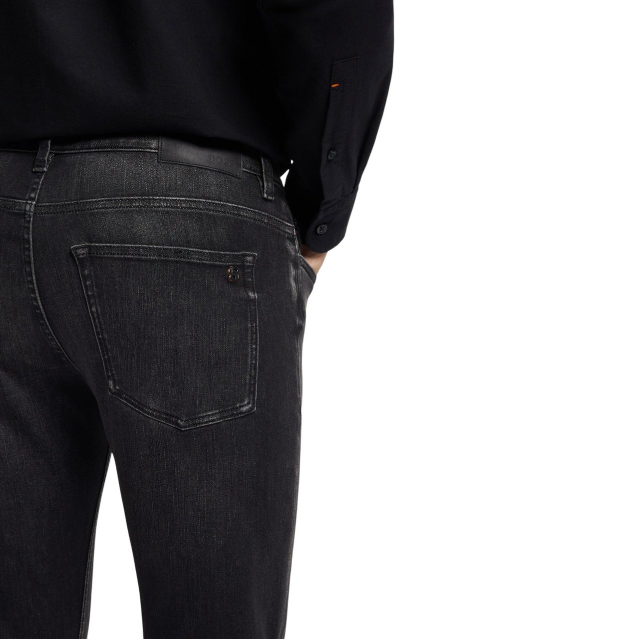 Boss Heren Jeans Zwart