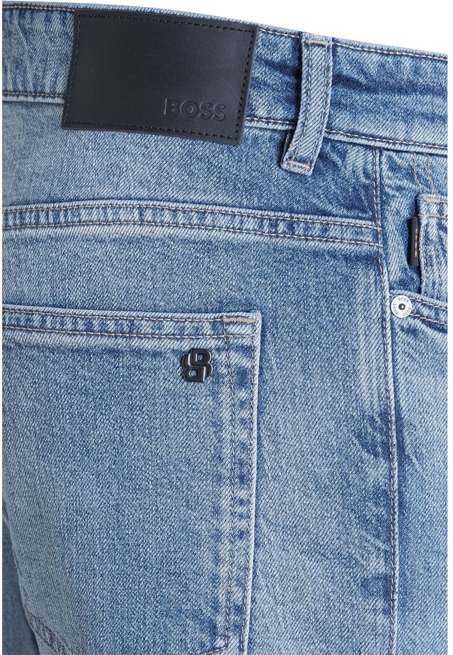 Boss Heren Jeans Blauw