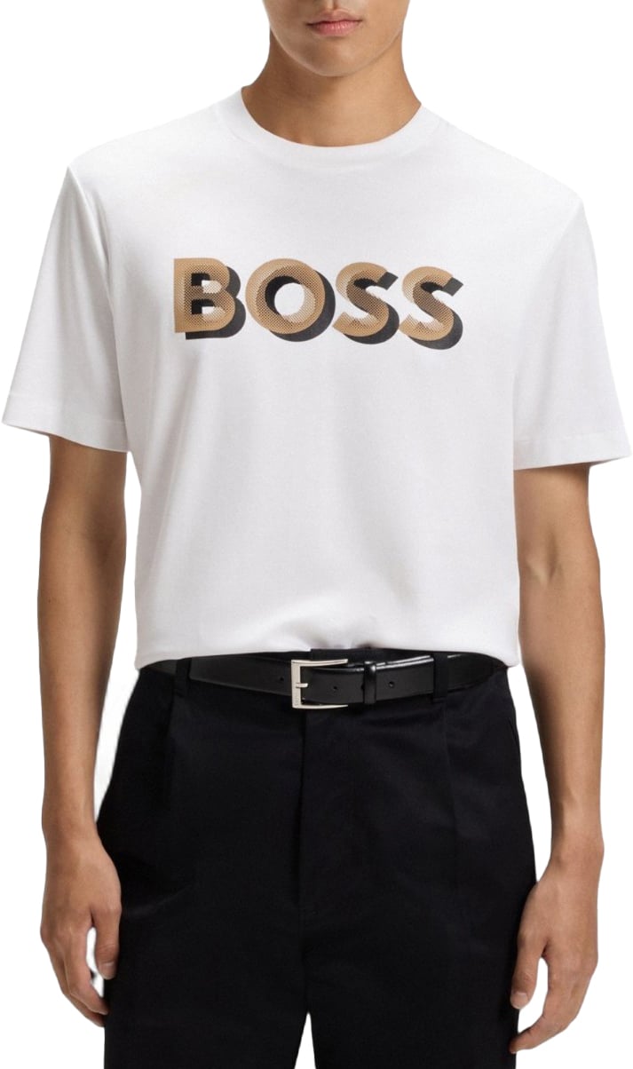 Boss Heren T-shirt Wit