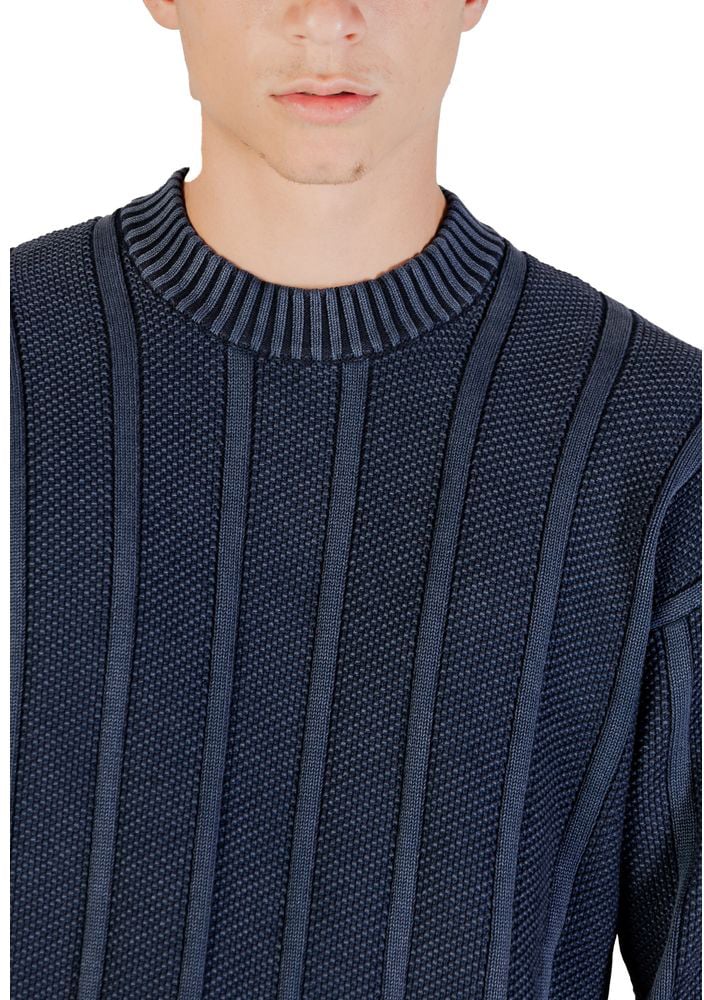 Boss Hugo Boss Blue Cotton Sweatshirt Grijs