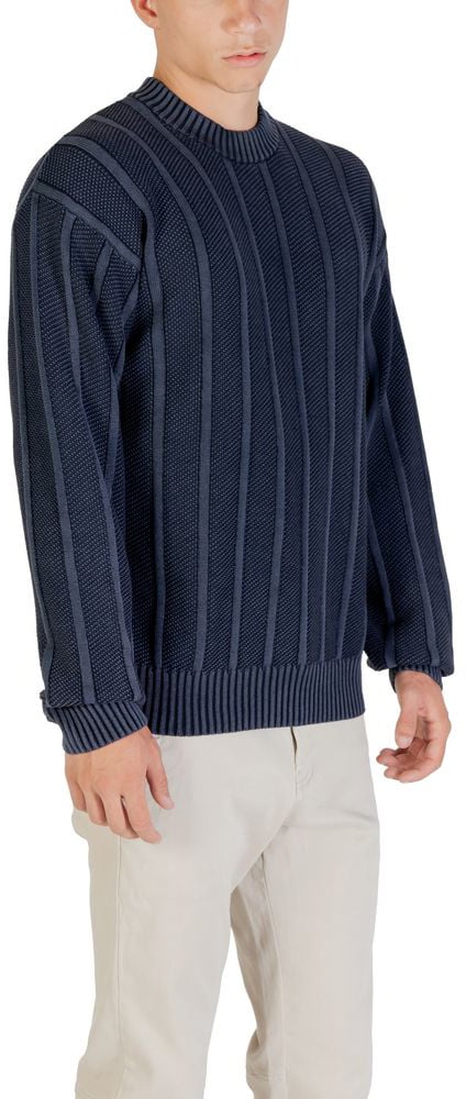Boss Hugo Boss Blue Cotton Sweatshirt Grijs