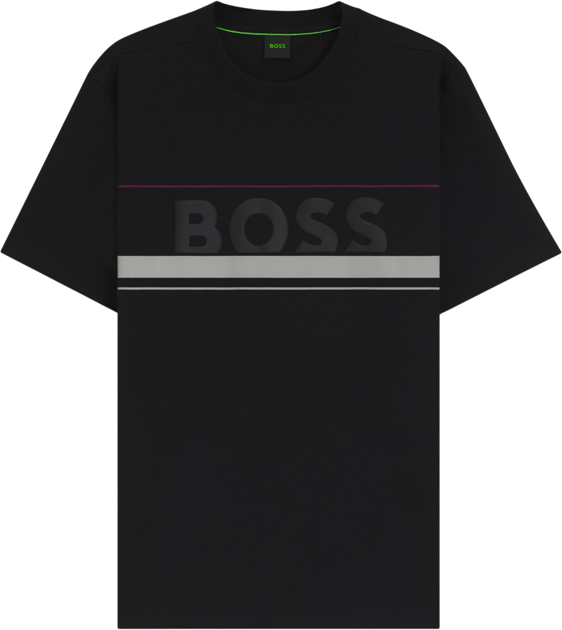 Boss BOSS Tee Iconic Zone Zwart