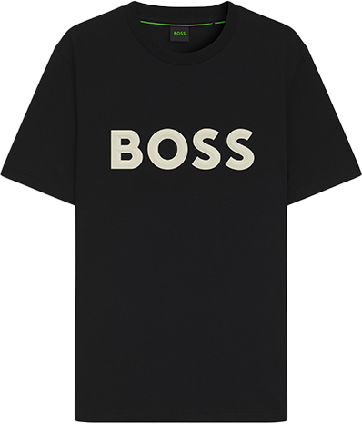 Boss BOSS Tee Iconic Zone Zwart