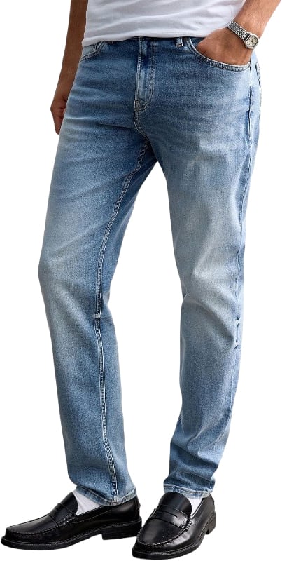 Boss Heren Jeans Blauw