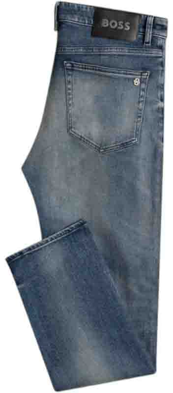 Boss Heren Jeans Blauw