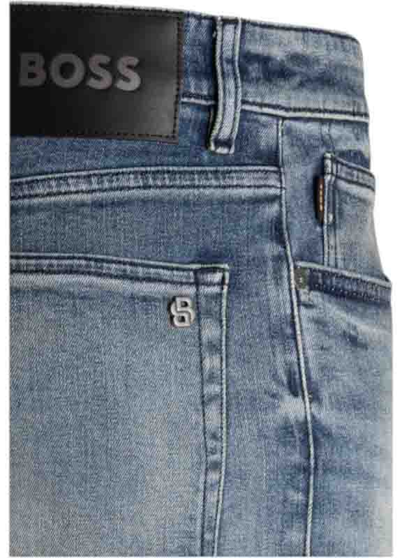 Boss Heren Jeans Blauw