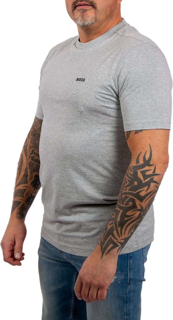 BOSS Tee Grijs