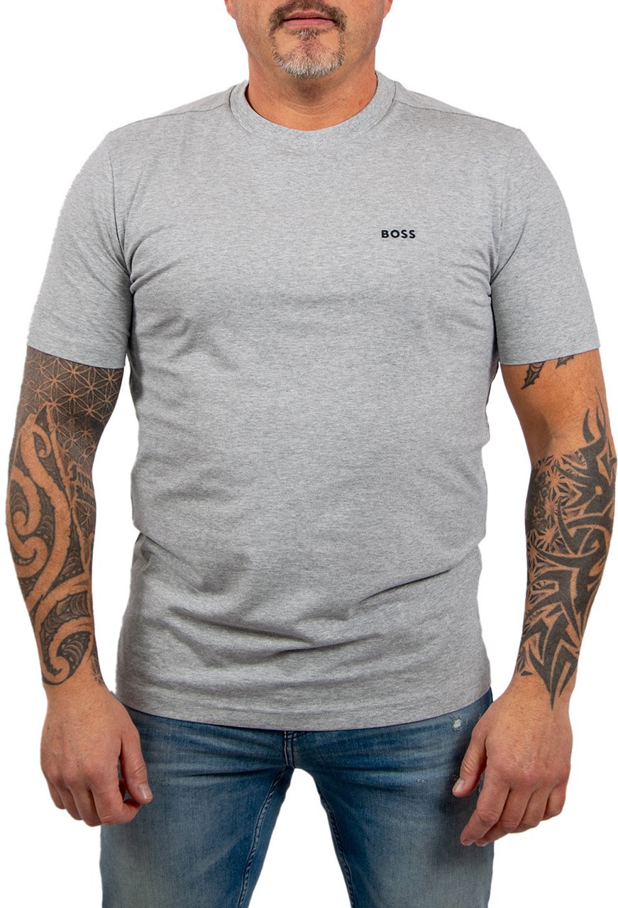 BOSS Tee Grijs