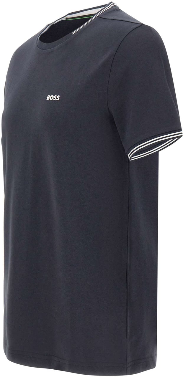 Boss T-Shirts And Polos Blue Blauw