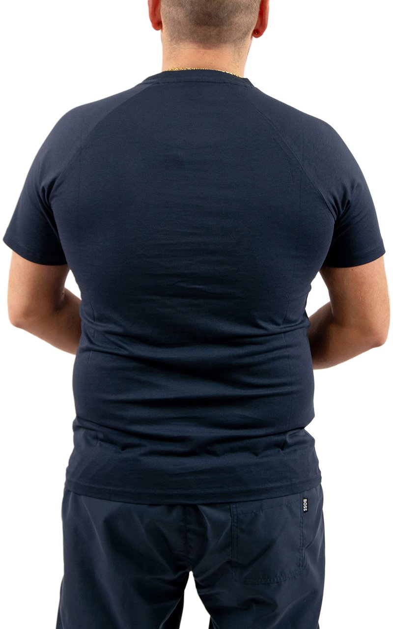 BOSS T-Shirt RN Slim Fit Blauw