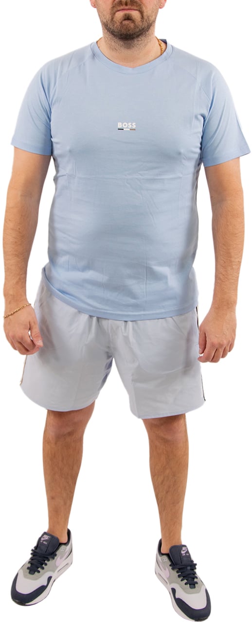 BOSS T-Shirt RN Slim Fit Blauw