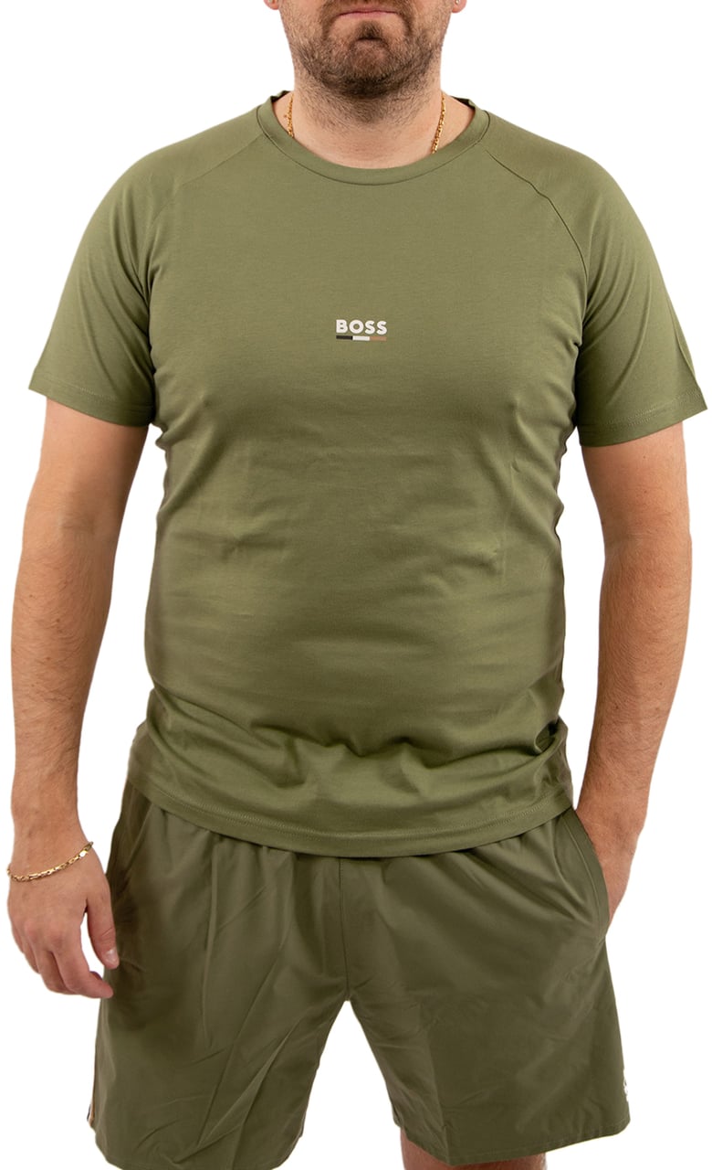 BOSS T-Shirt RN Slim Fit Groen