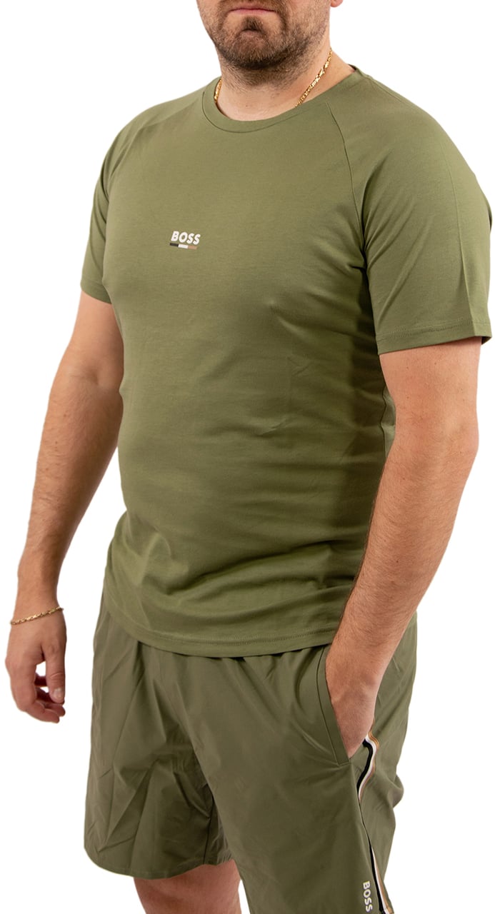 BOSS T-Shirt RN Slim Fit Groen