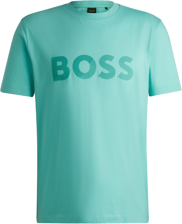 Boss BOSS Tee Tape Logo Groen