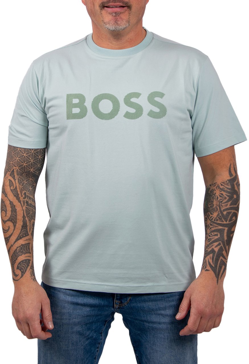 BOSS TS_Iconic Logo Groen