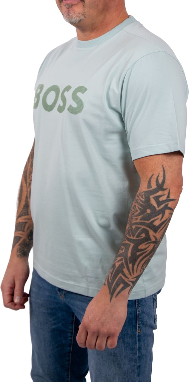 BOSS TS_Iconic Logo Groen